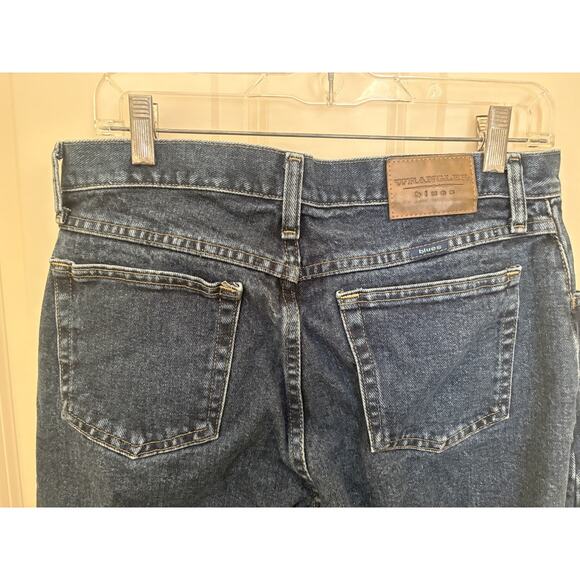 Wrangler Blues Jeans Womens 10 10x32 Blue Relaxed Fit Tapered Leg USA WB101AD - Picture 4 of 5